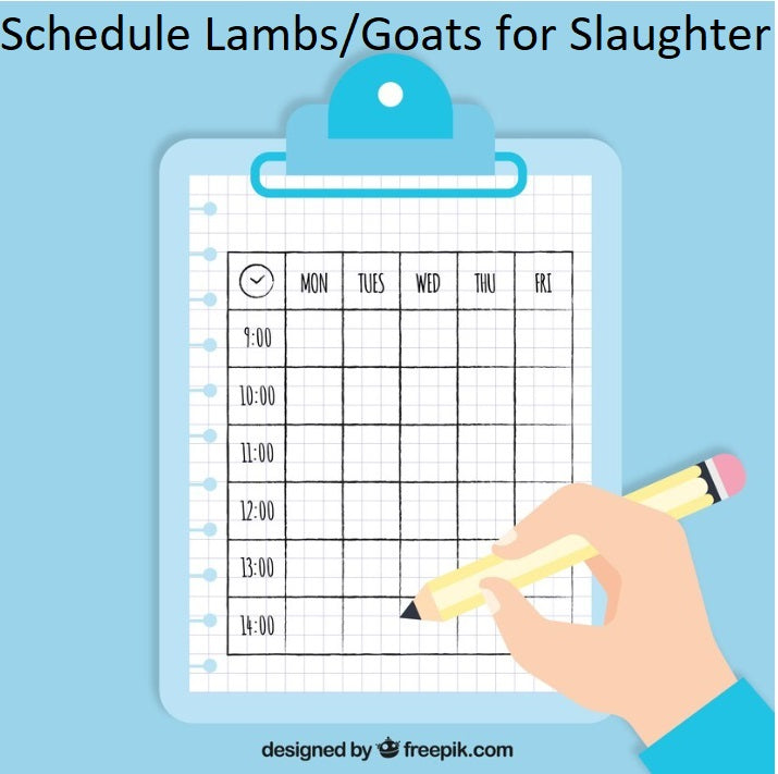Lamb/Goat Harvest Drop-Off